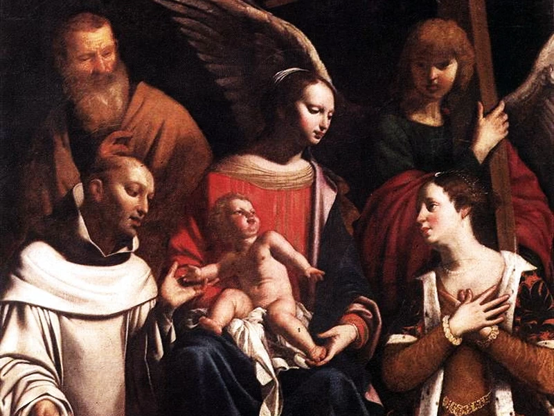 1578-Guy François - La Vergine col Basmbino e i santi Bruno, Elena madre di Costantino, Bruno e Giuseppe
